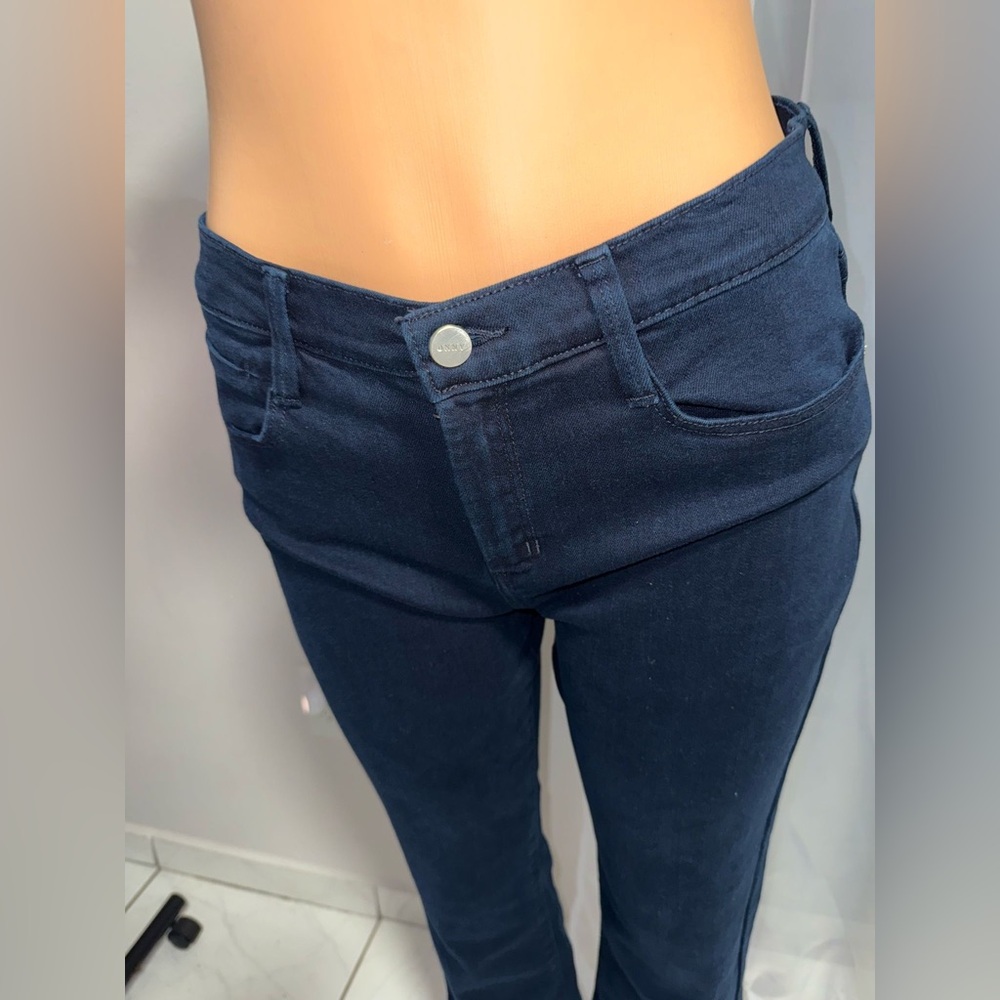 🌸HOST PICK🌸NEW DKNY Cropped Stairstep Jeans size 29 in navy - Picture 3 of 9